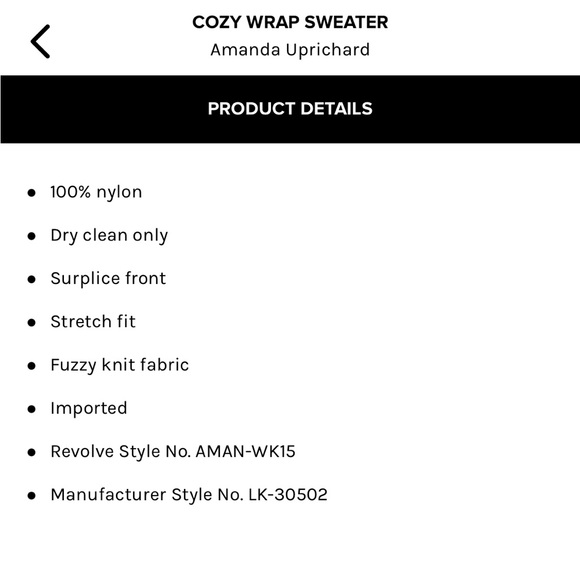 Amanda Uprichard Blue Wrap Sweater - Picture 7 of 7